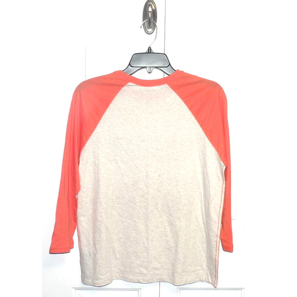 47 Brand Women's Sam Houston State BearKats Baseball Tee in Oatmeal/Orange M $48 - Picture 4 of 4